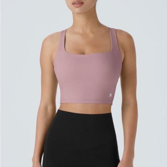 Women's Mauve Sports Bra - Picture 2 of 5